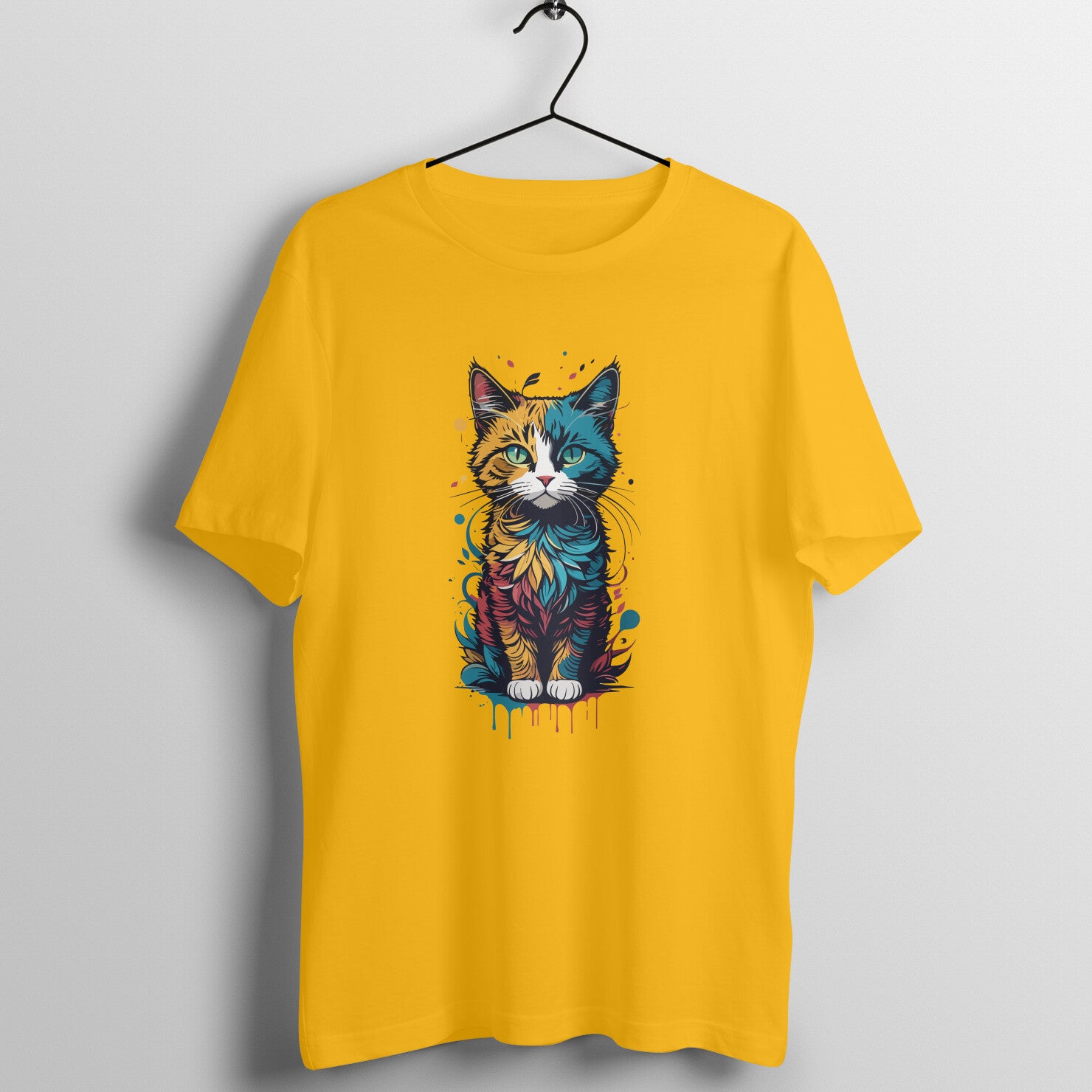 CATSQUAD CALM - WildThreads - Round neck Half Sleeve