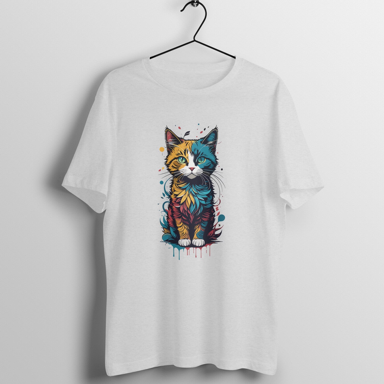 CATSQUAD CALM - WildThreads - Round neck Half Sleeve