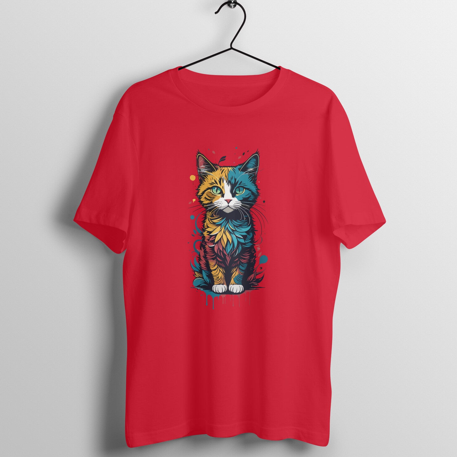 CATSQUAD CALM - WildThreads - Round neck Half Sleeve