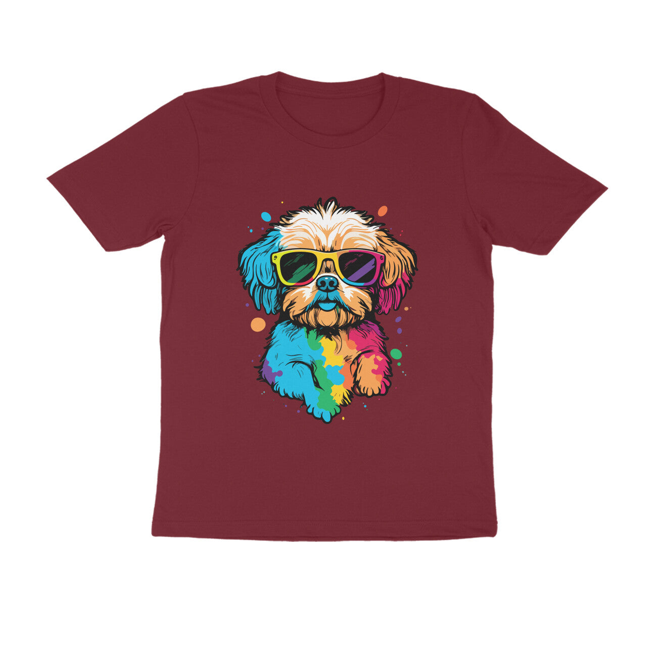 PAWSQUAD COOL- WildThreads - Round Neck Half Sleeve Tshirt