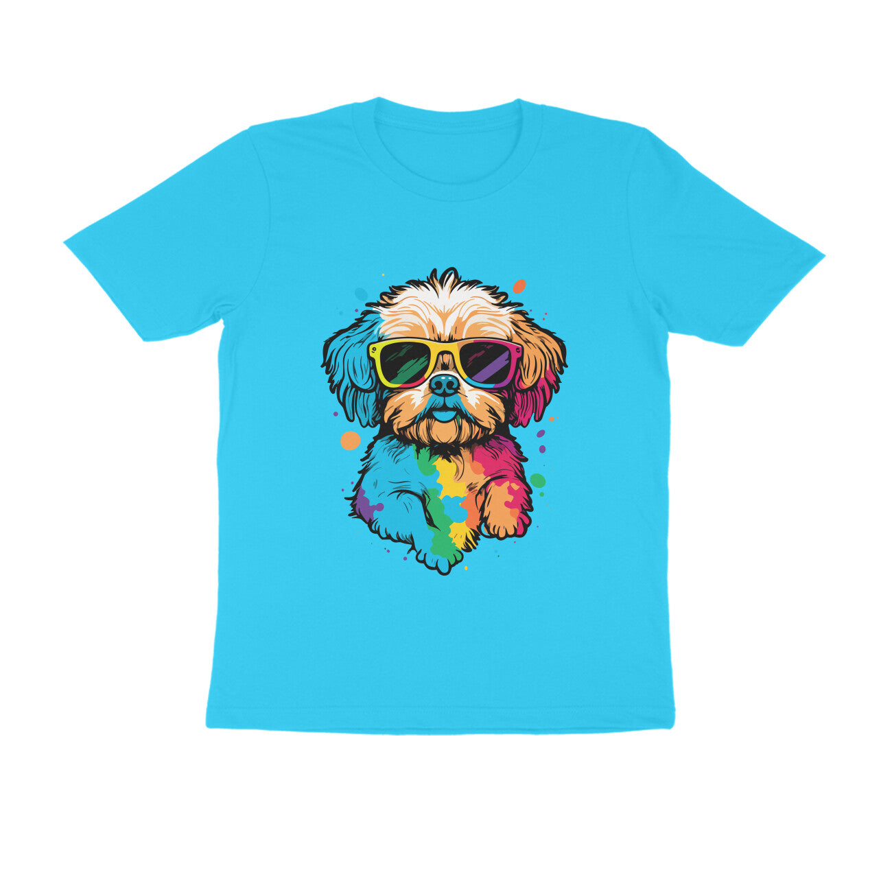 PAWSQUAD COOL- WildThreads - Round Neck Half Sleeve Tshirt