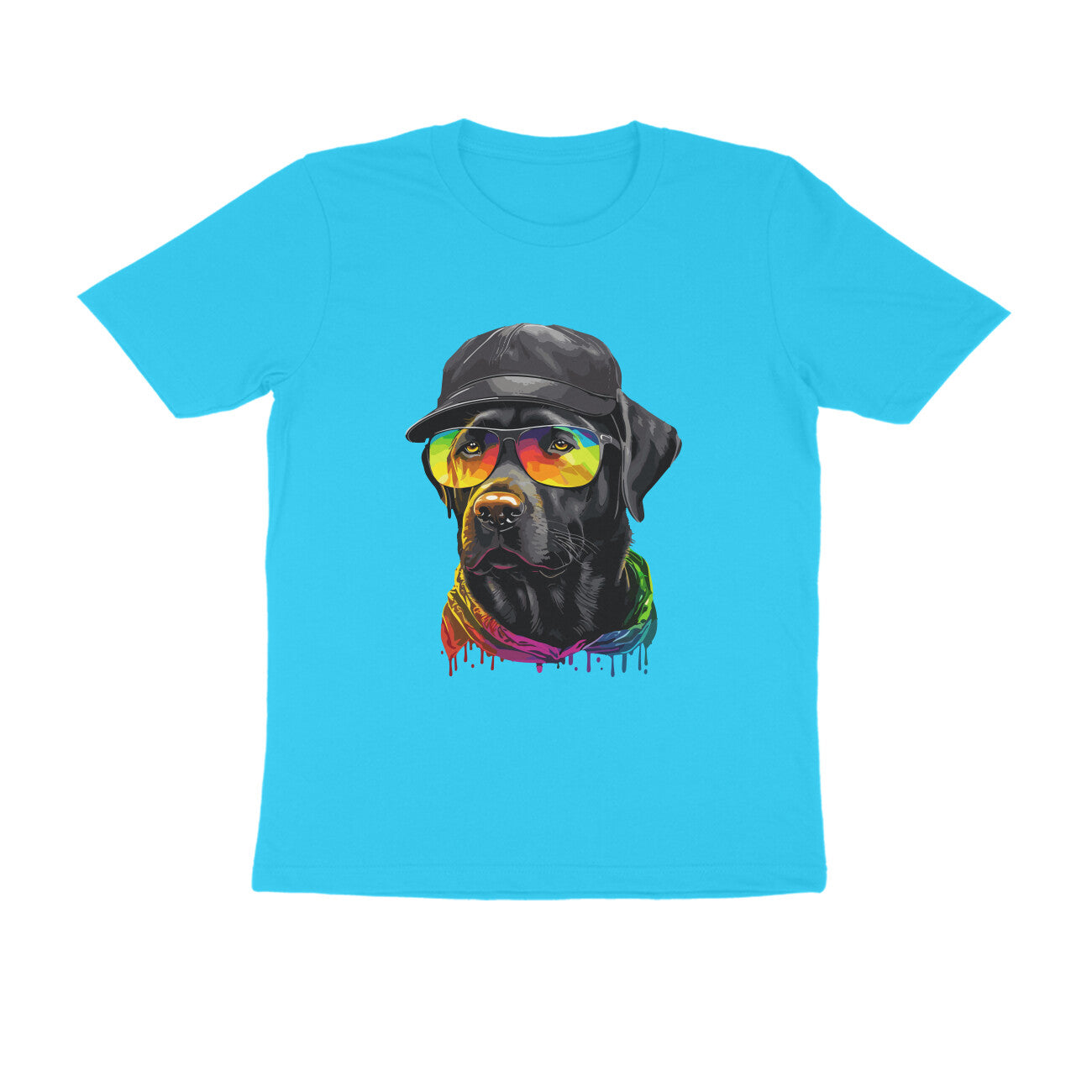 PAWSQUAD NIGHT - WildThreads - Round Neck Half Sleeve Tshirt