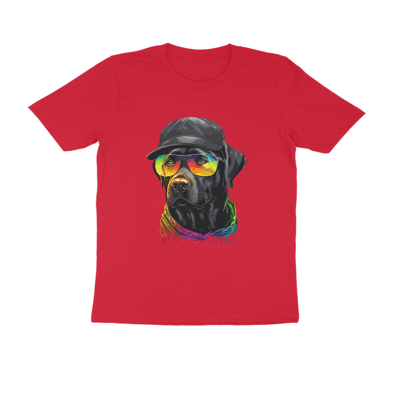 PAWSQUAD NIGHT - WildThreads - Round Neck Half Sleeve Tshirt