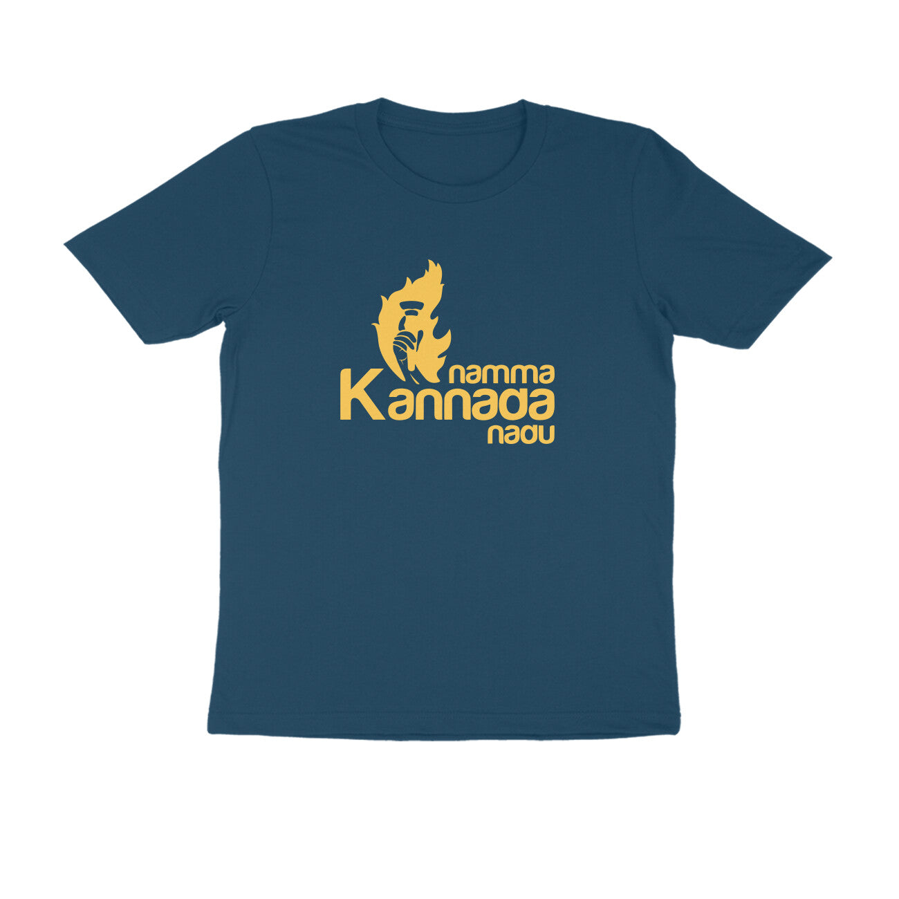 namma kannada nadu - ಕಲ್ಪ - Round Neck Half Sleeve
