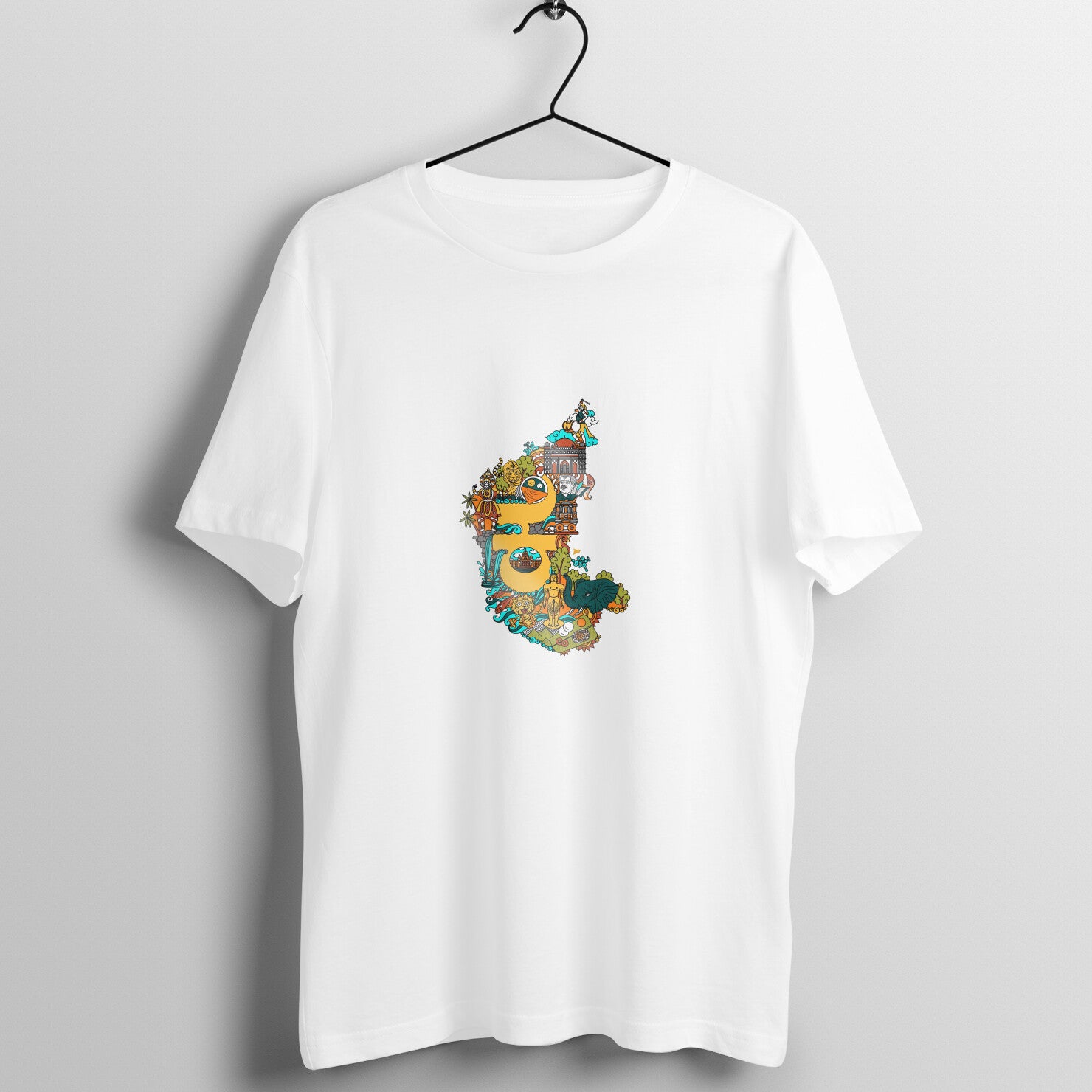 Ka-grafik -  ಕಲ್ಪ - Round neck Half Sleeve T-Shirt
