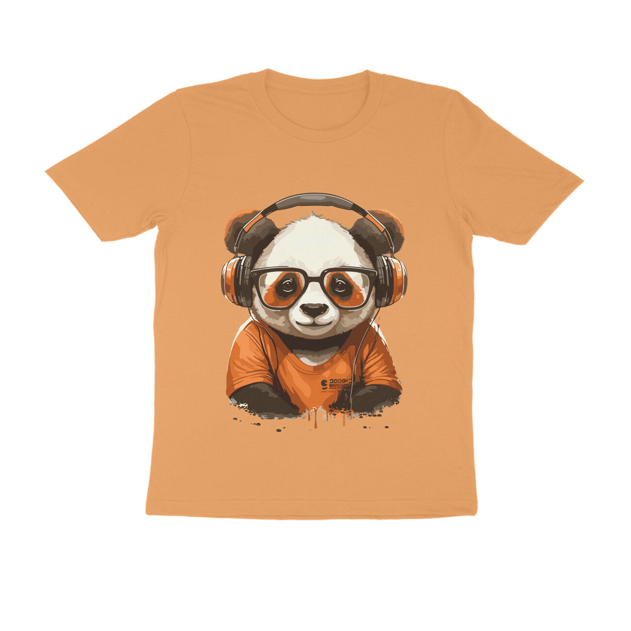 CUTE PANDA - WildThreads - Round Neck Half Sleeve T-Shirt