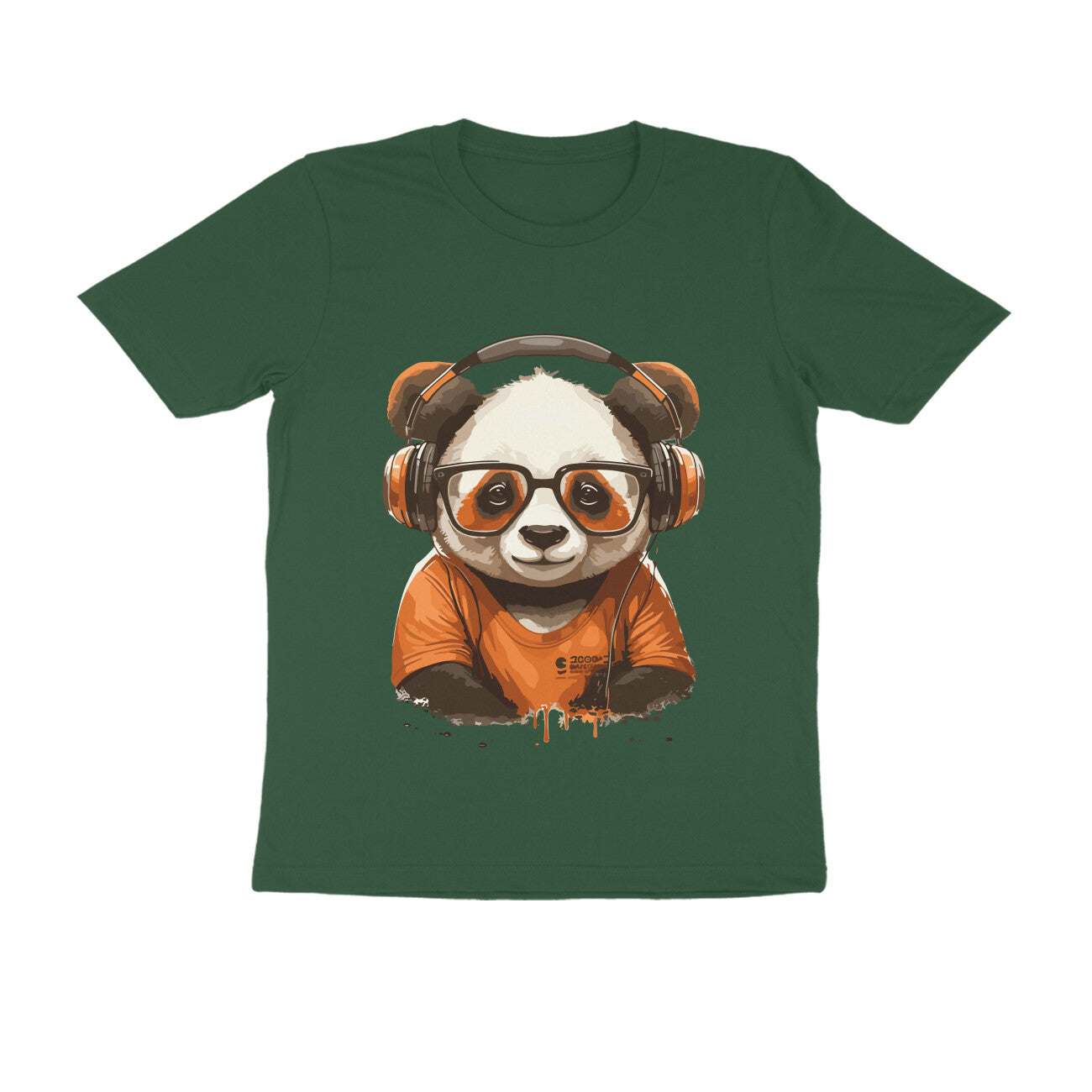 CUTE PANDA - WildThreads - Round Neck Half Sleeve T-Shirt