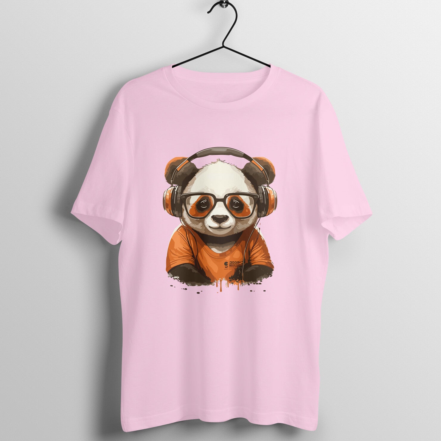 CUTE PANDA - WildThreads - Round Neck Half Sleeve T-Shirt
