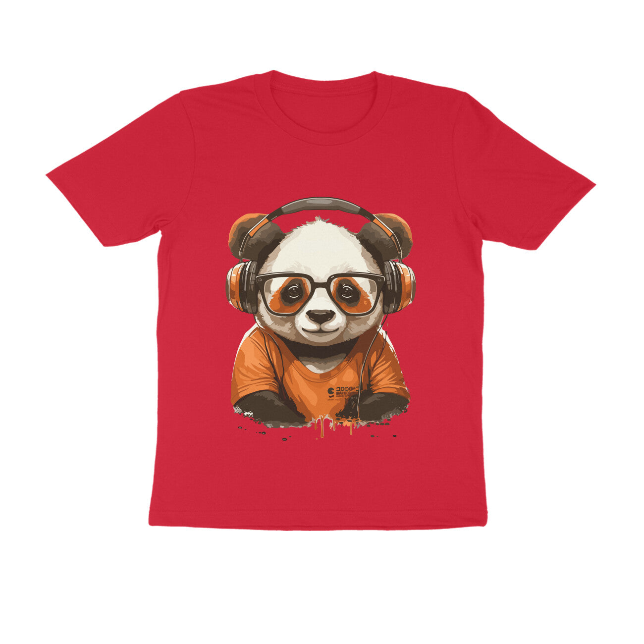 CUTE PANDA - WildThreads - Round Neck Half Sleeve T-Shirt
