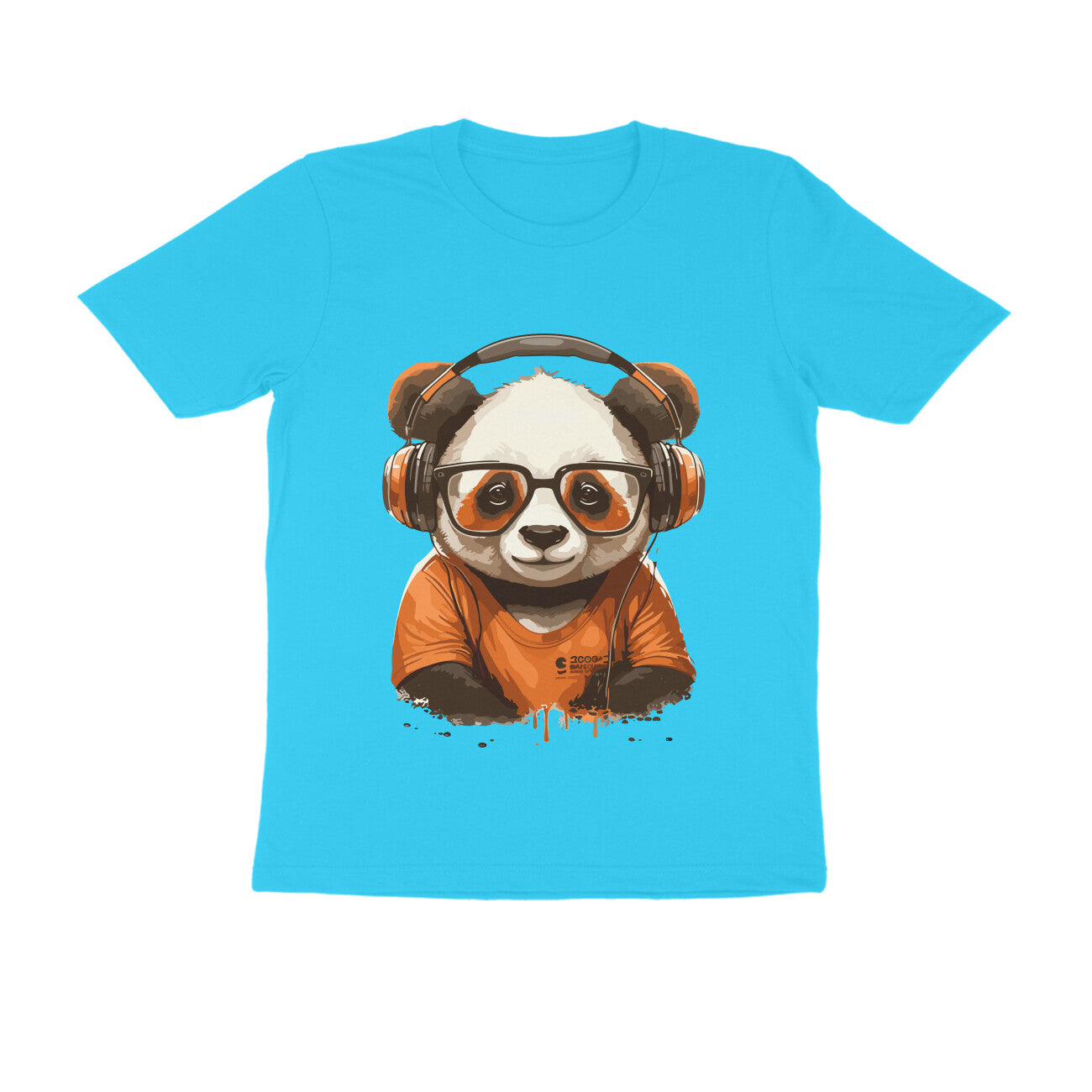 CUTE PANDA - WildThreads - Round Neck Half Sleeve T-Shirt