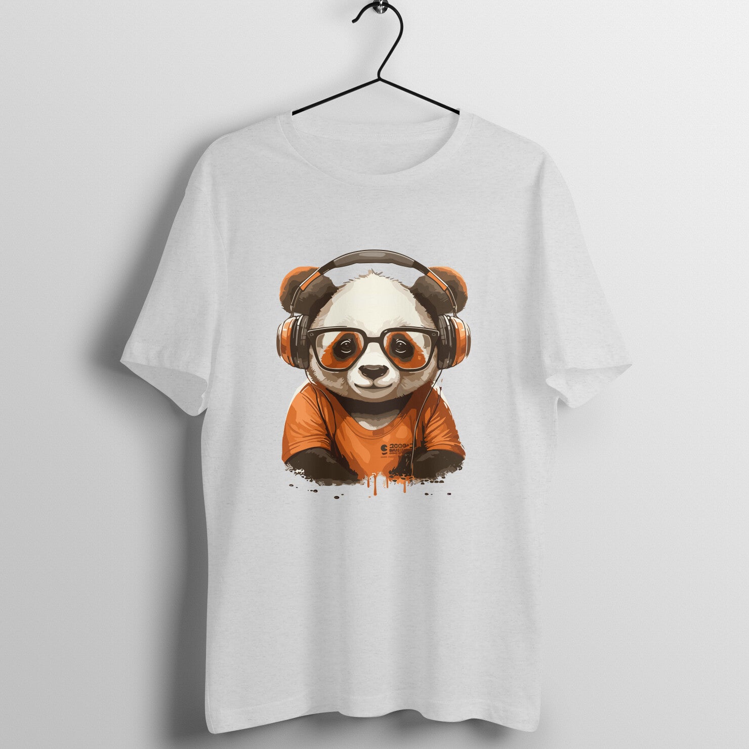 CUTE PANDA - WildThreads - Round Neck Half Sleeve T-Shirt