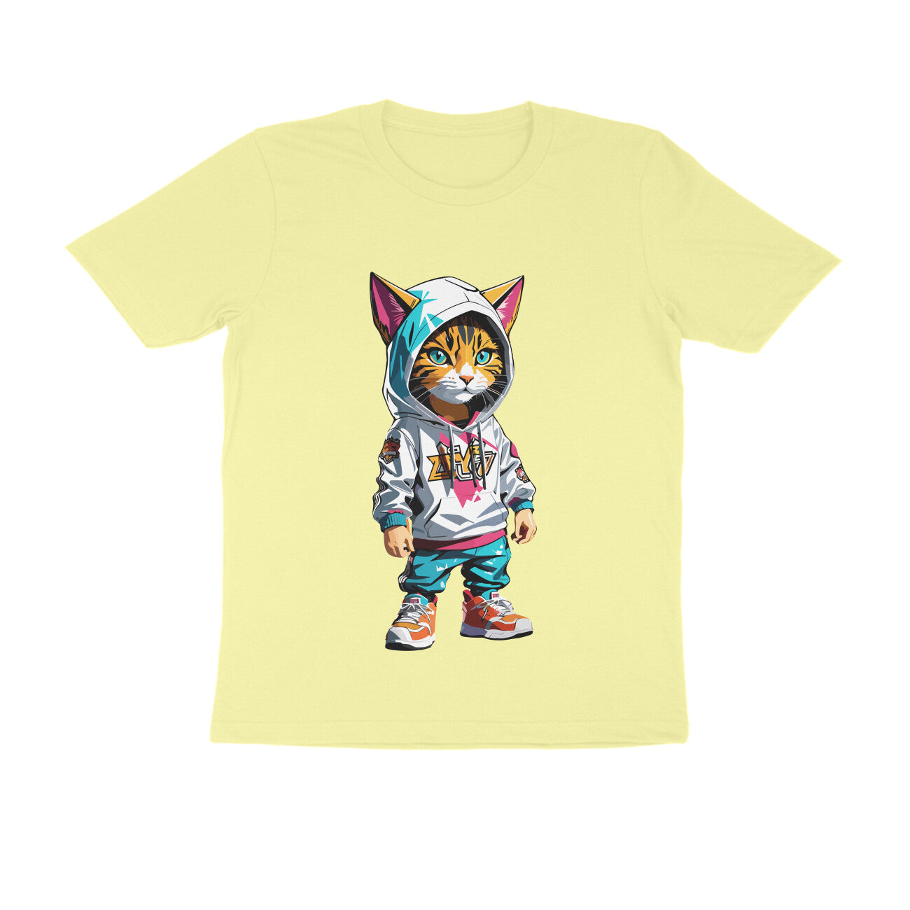 Cool Cat - WildThreads - Round Neck Full Sleeve T-Shirt