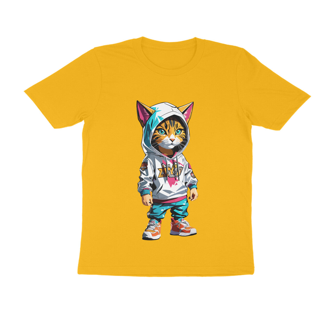 Cool Cat - WildThreads - Round Neck Full Sleeve T-Shirt