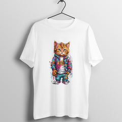 Cool Cat - WildThreads - Round Neck Half Sleeve T-Shirts