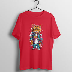 Cool Cat - WildThreads - Round Neck Half Sleeve T-Shirts