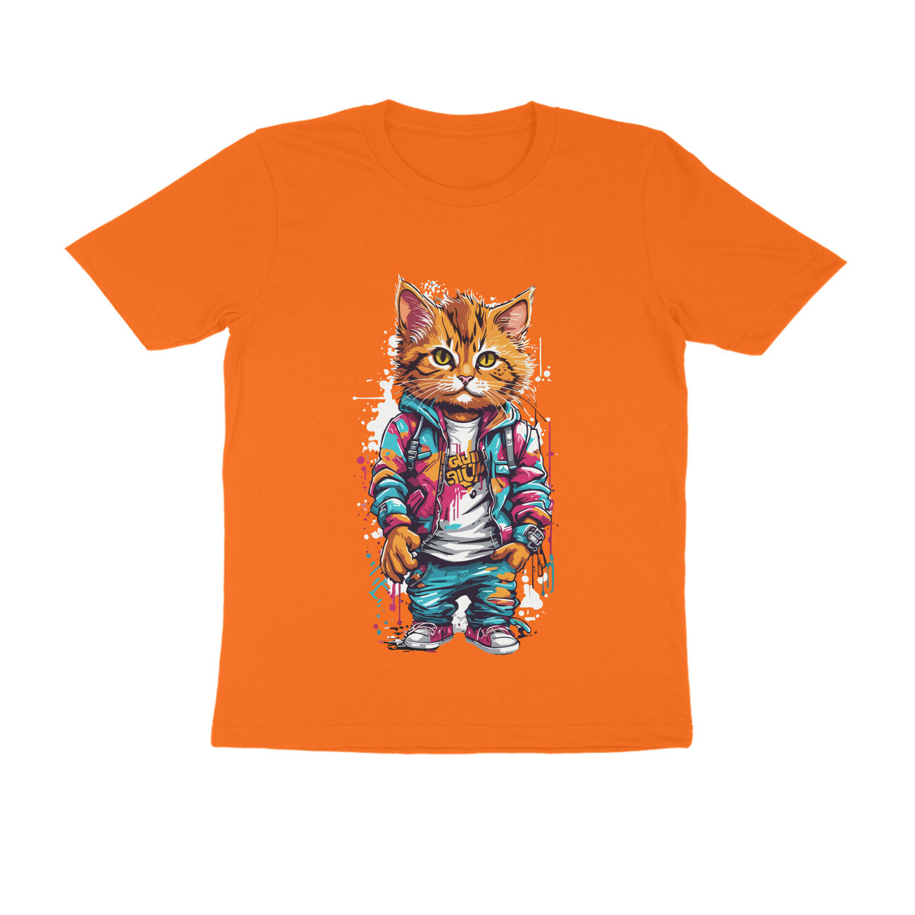 Cool Cat - WildThreads - Round Neck Half Sleeve T-Shirts