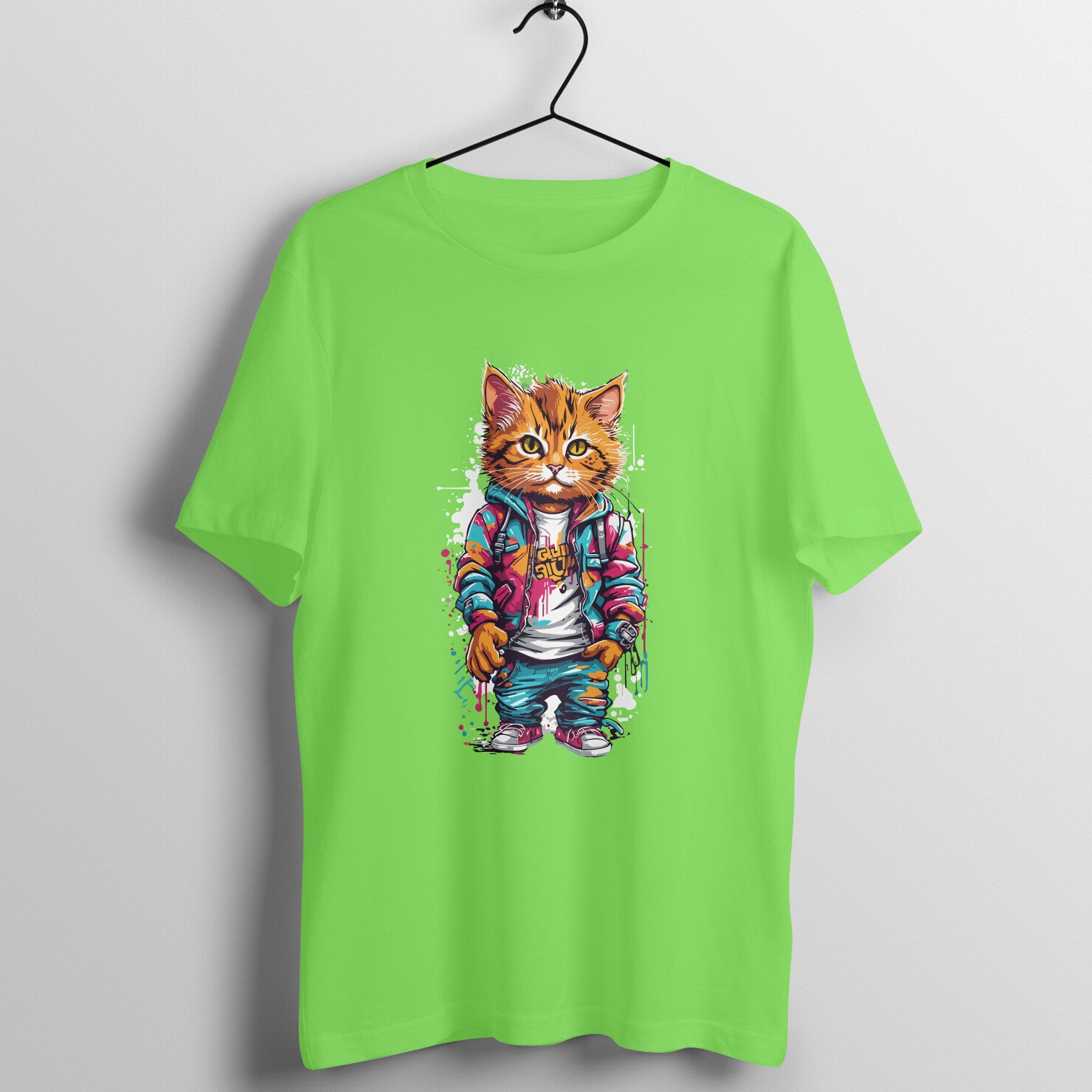 Cool Cat - WildThreads - Round Neck Half Sleeve T-Shirts