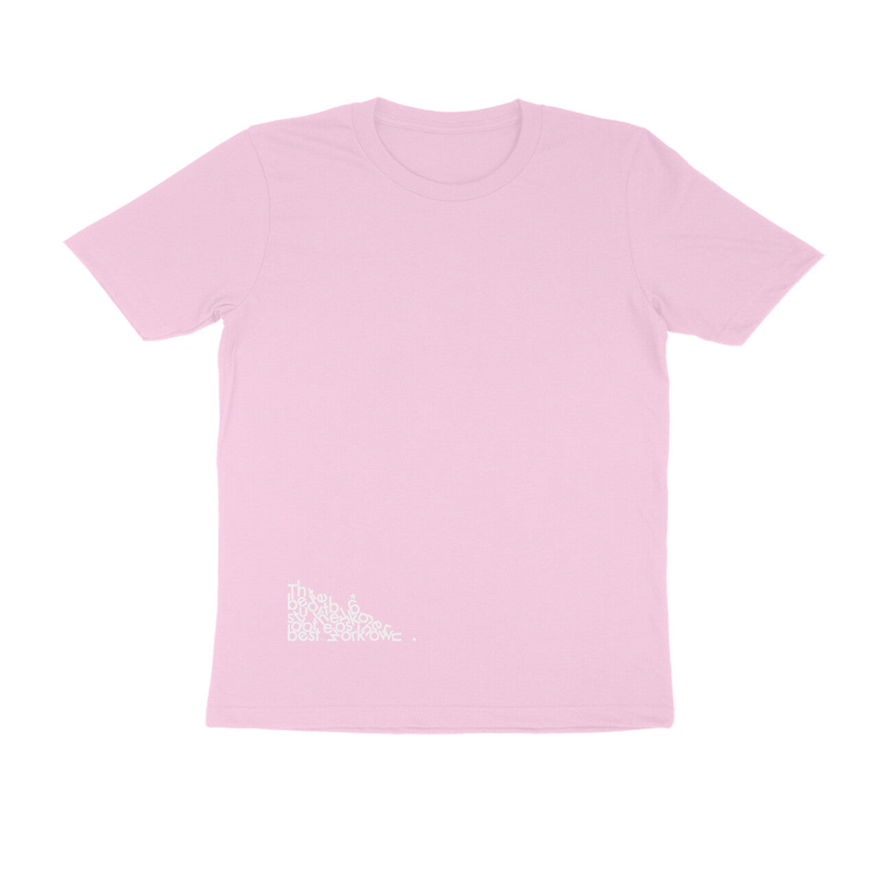 Fallen Letters - MSCHF - Round Neck Half Sleeve T-Shirt