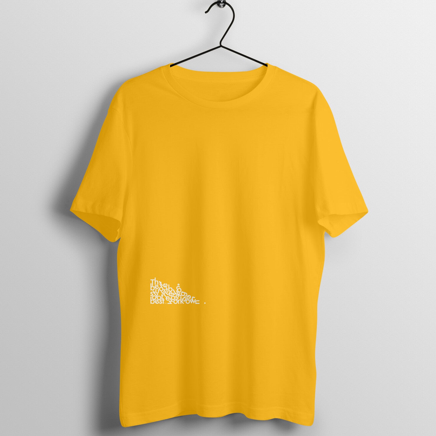 Fallen Letters - MSCHF - Round Neck Half Sleeve T-Shirt