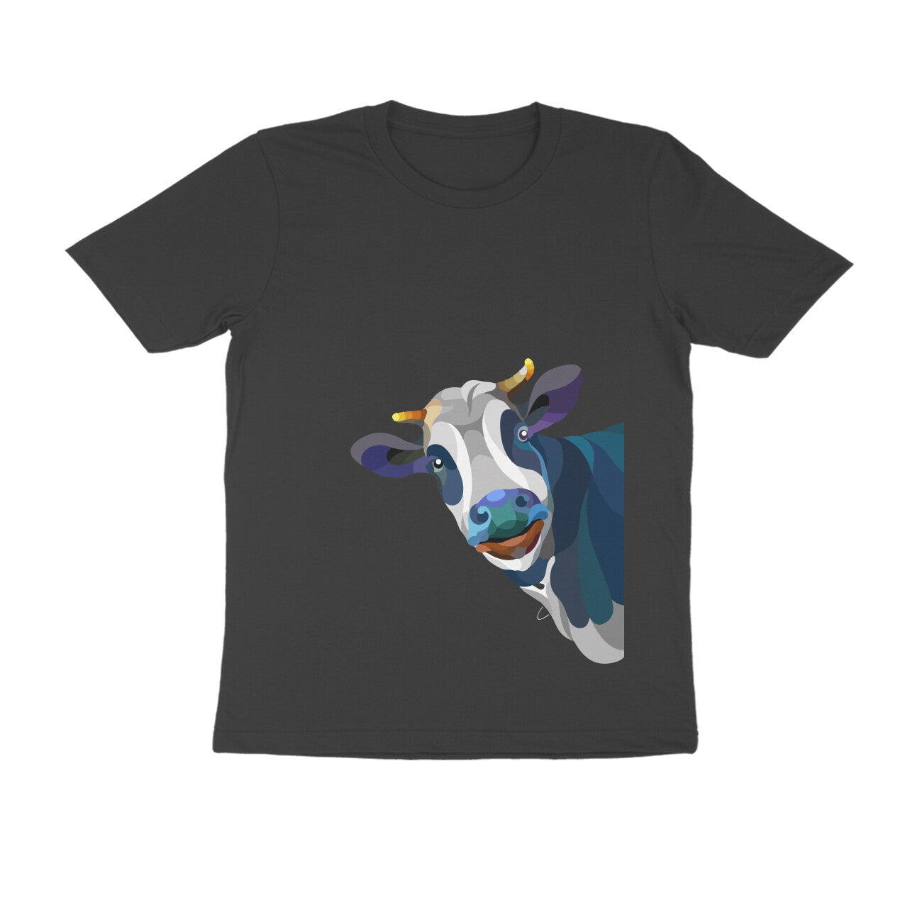 Mow Cow - WildThreads - Round Neck Half Sleeve T-Shirt