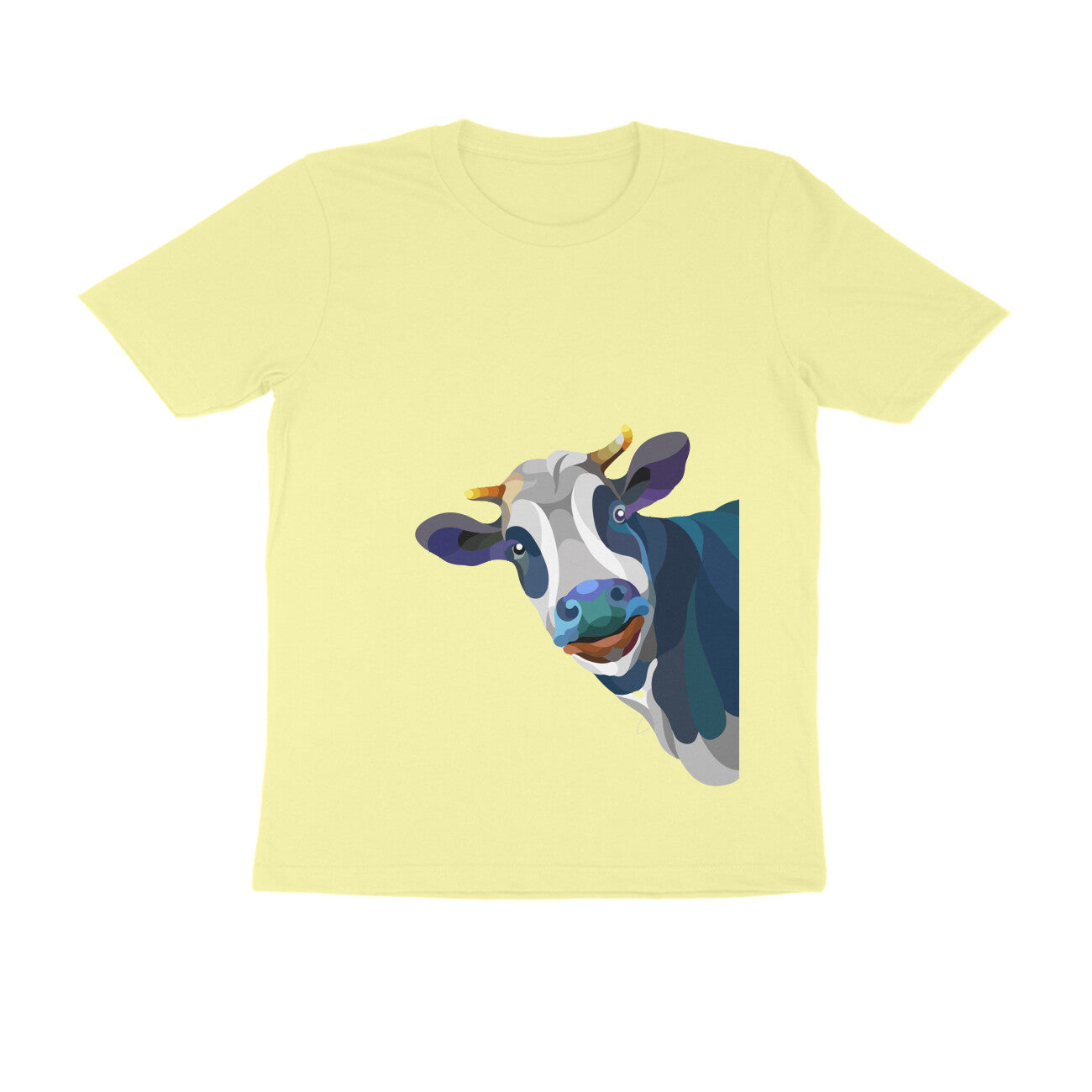 Mow Cow - WildThreads - Round Neck Half Sleeve T-Shirt