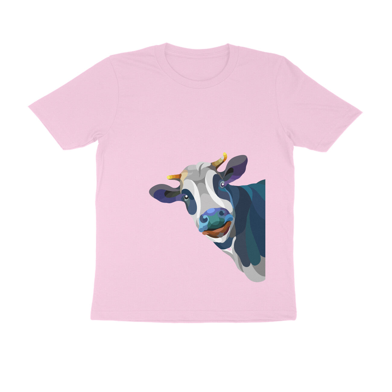 Mow Cow - WildThreads - Round Neck Half Sleeve T-Shirt