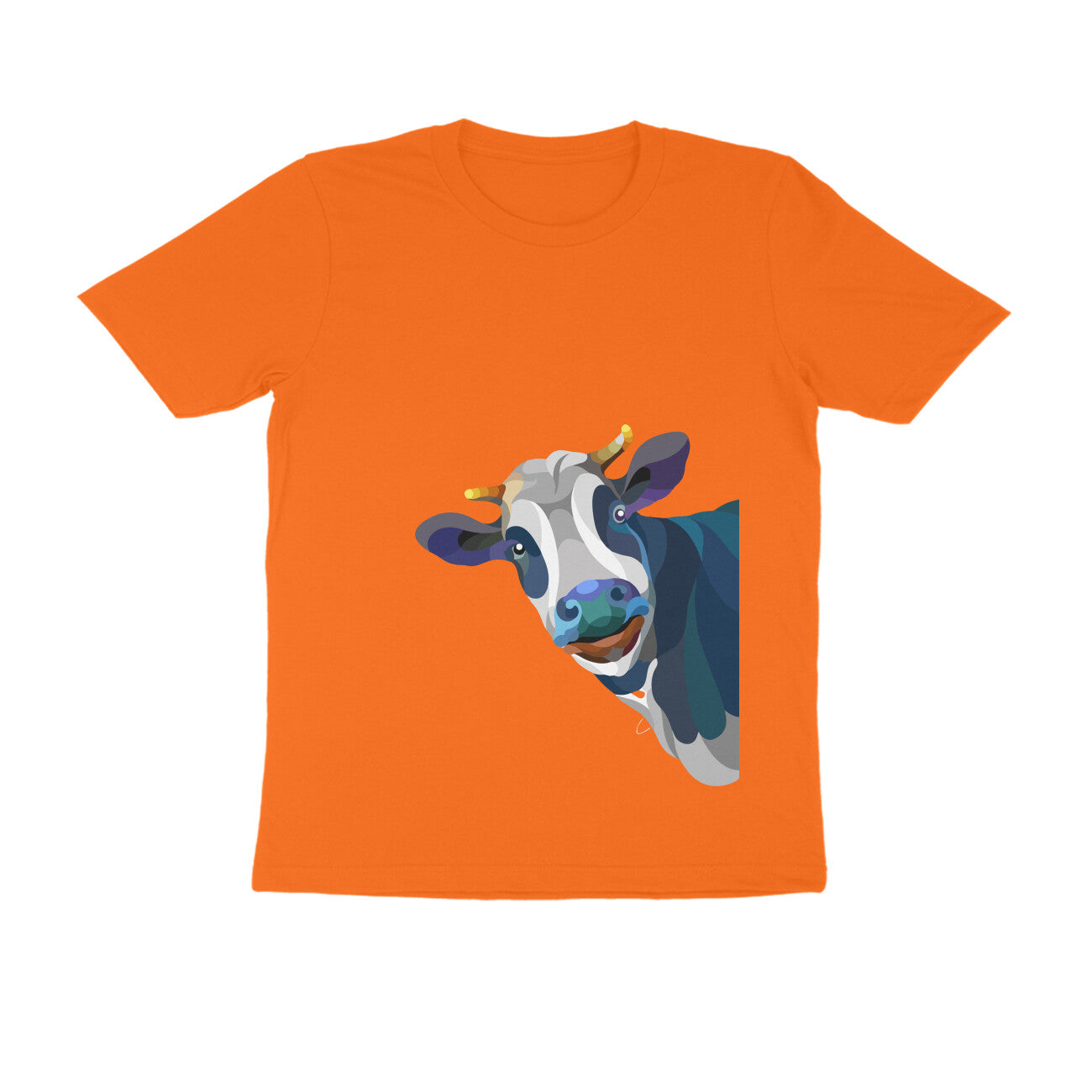 Mow Cow - WildThreads - Round Neck Half Sleeve T-Shirt