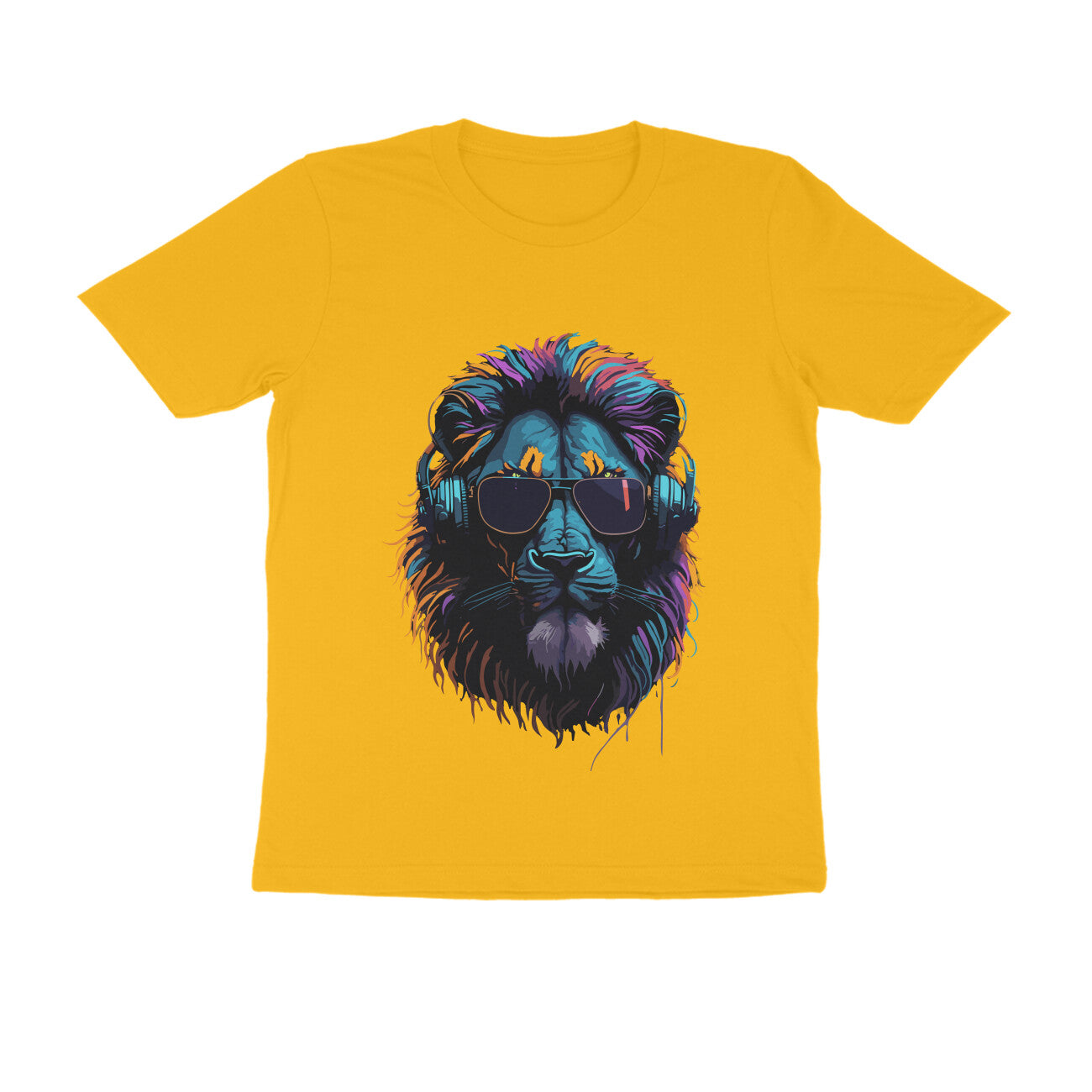 Mr Leo - WildThreads - Round Neck Half Sleeve T-Shirt