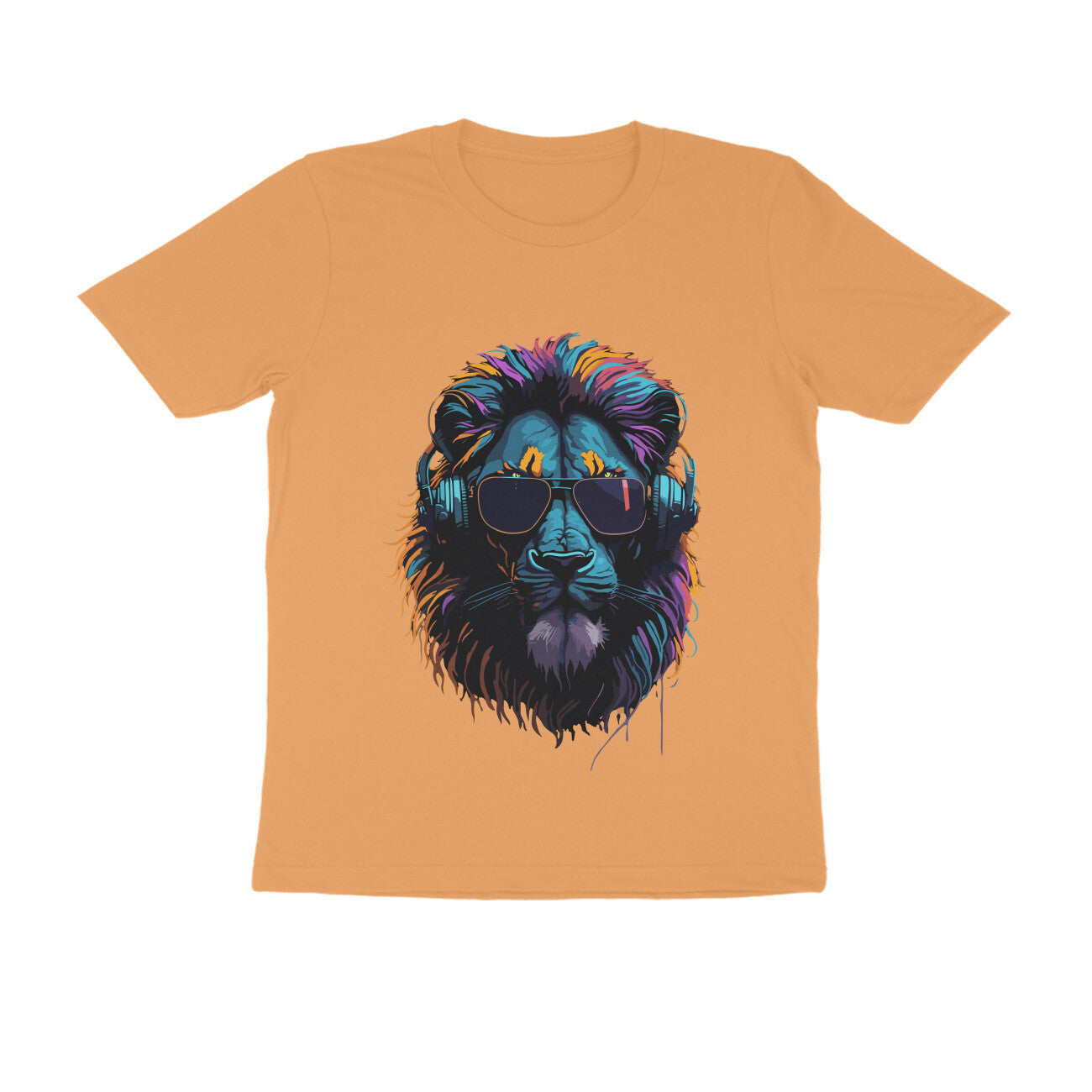 Mr Leo - WildThreads - Round Neck Half Sleeve T-Shirt