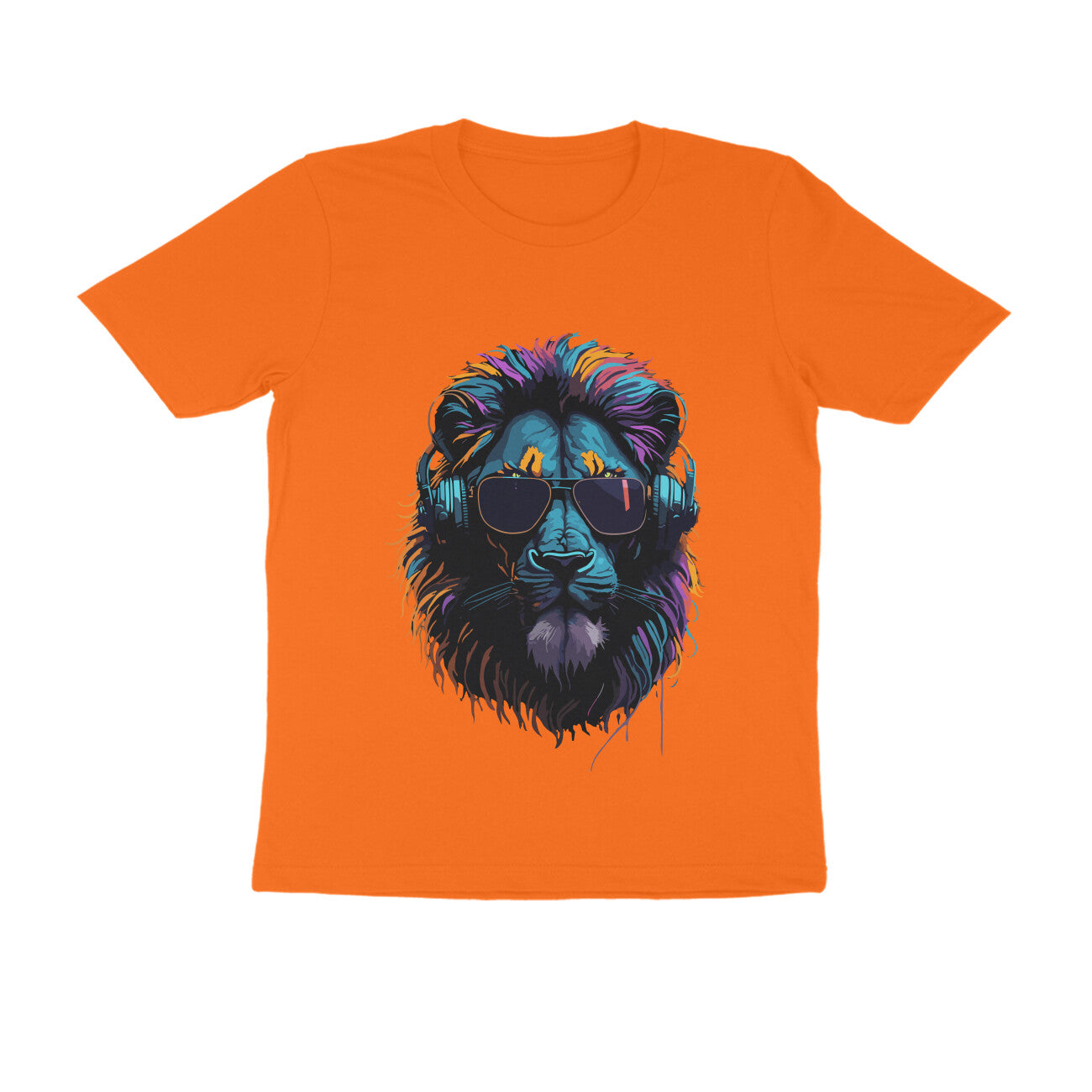 Mr Leo - WildThreads - Round Neck Half Sleeve T-Shirt