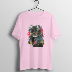 Mr Purrfect - WildThreads - Round Neck Half Sleeve T-Shirt