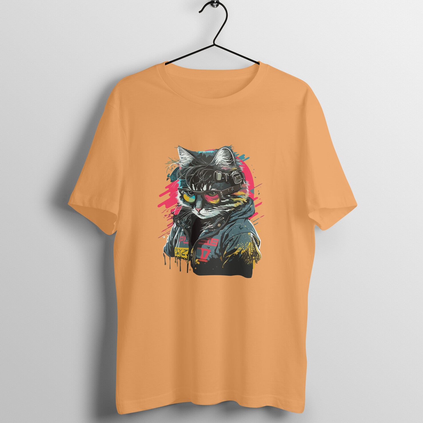 Mr Purrfect - WildThreads - Round Neck Half Sleeve T-Shirt