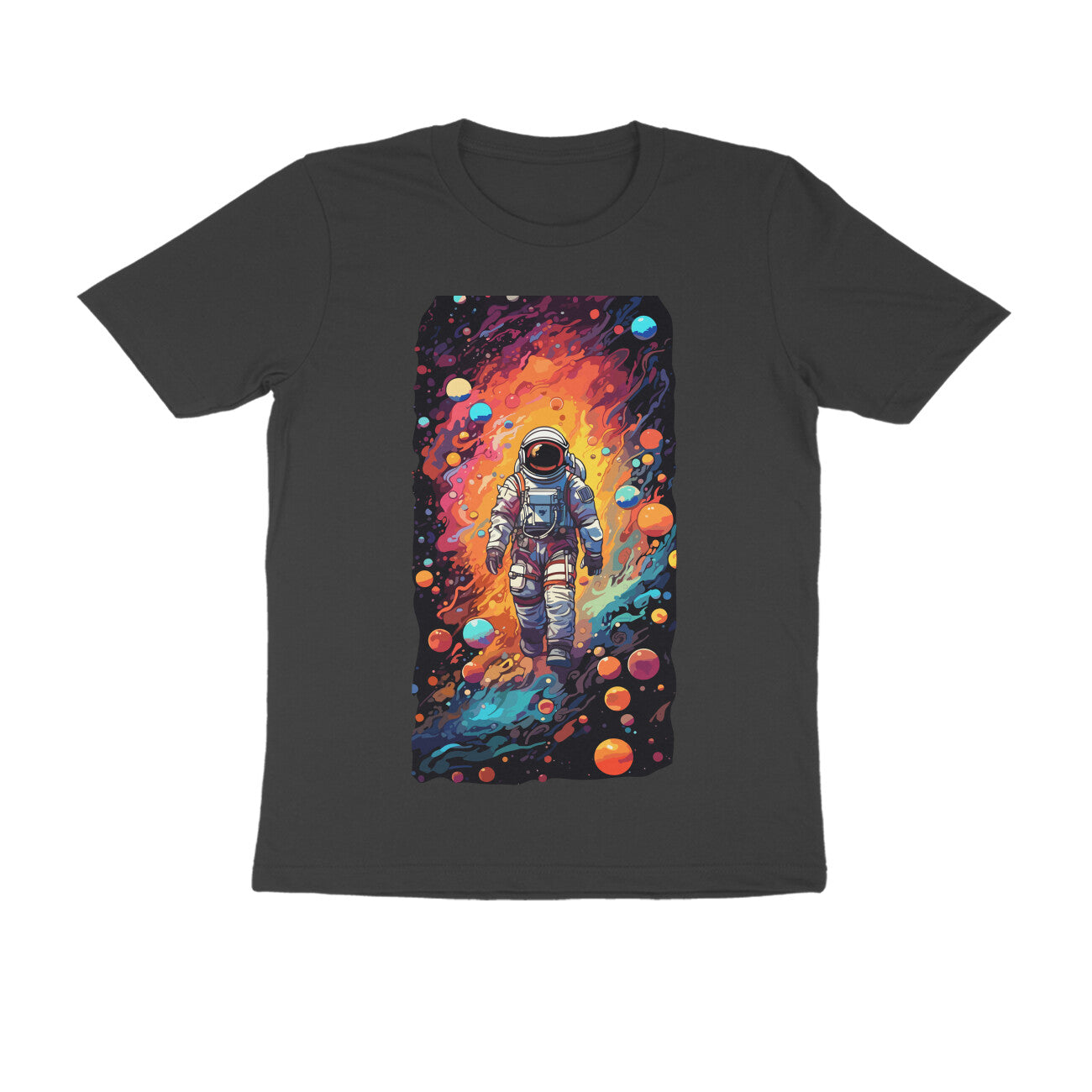 Portal Astronaut - EVOLVE - Round Neck Half Sleeve T-Shirt