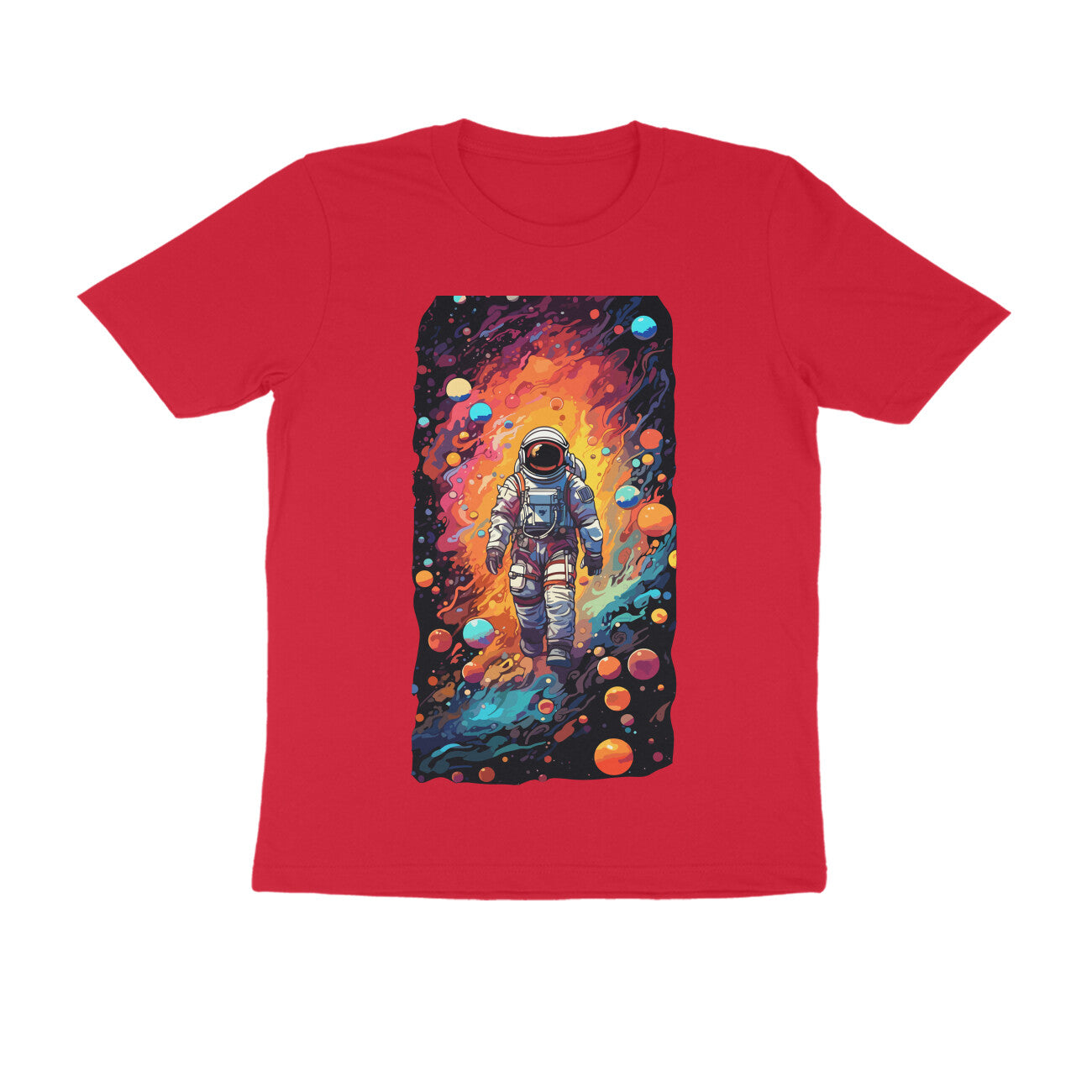 Portal Astronaut - EVOLVE - Round Neck Half Sleeve T-Shirt