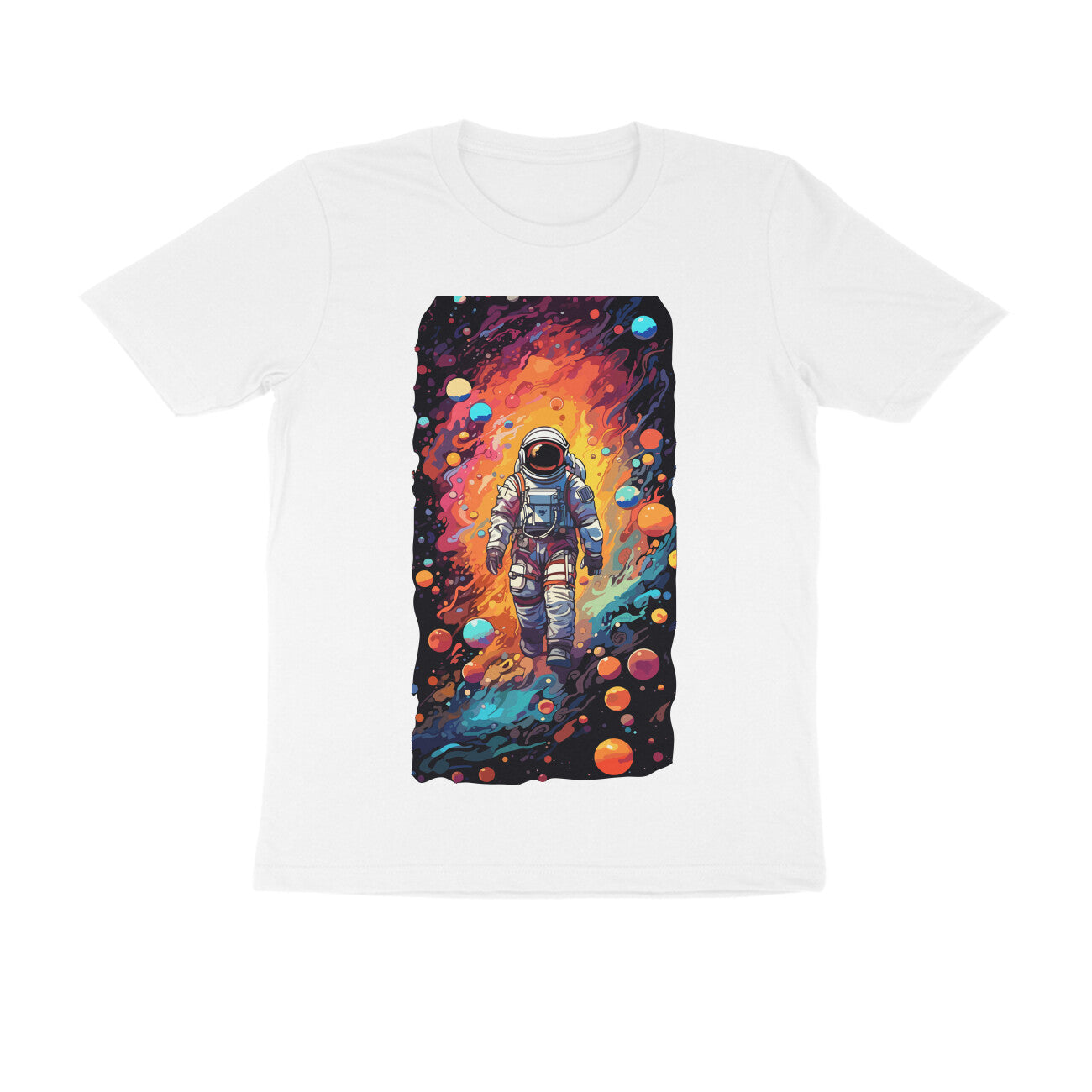 Portal Astronaut - EVOLVE - Round Neck Half Sleeve T-Shirt