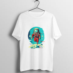 Portal Astronaut - Evolve - Round Neck Half Sleeve T-Shirt - Good Cause