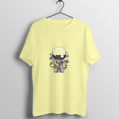 Portal Astronaut - Evovle - Round Neck Half Sleeve T-Shirt