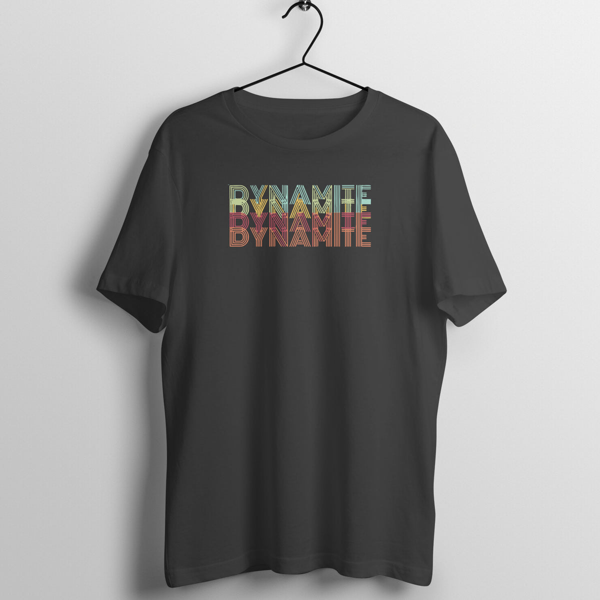 BTS Dynamite - MSCHF - Round Neck Half Sleeve T-Shirt