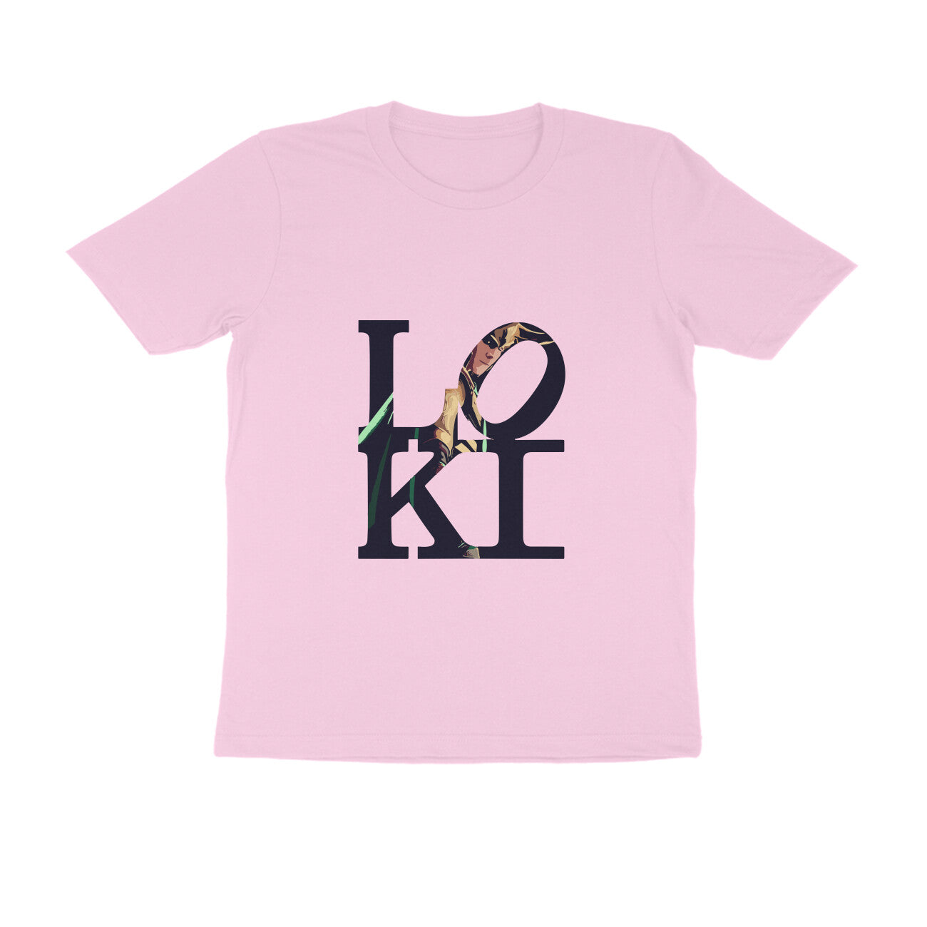 Loki logo - MSCHF - Round Neck Half Sleeve T-Shirt