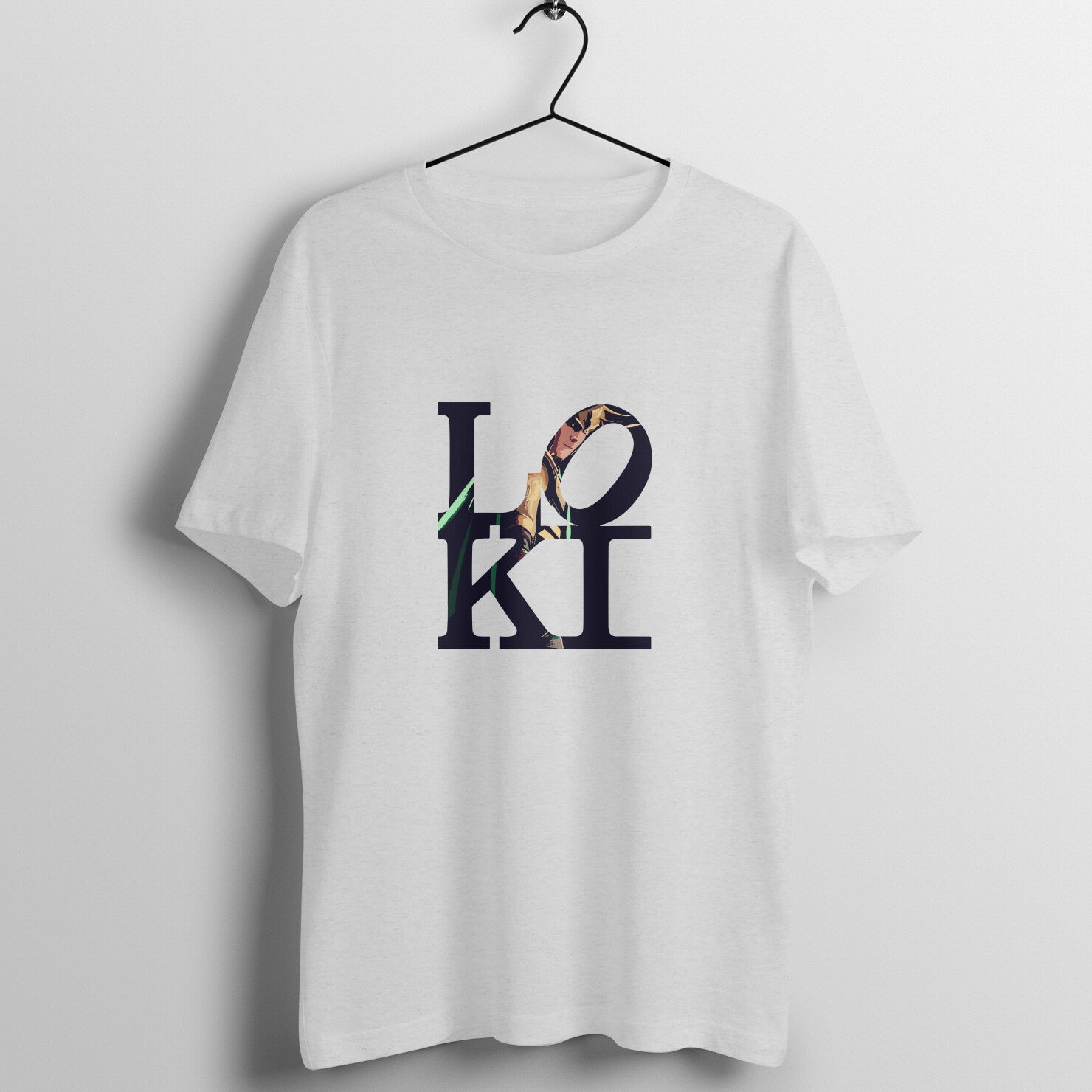 Loki logo - MSCHF - Round Neck Half Sleeve T-Shirt