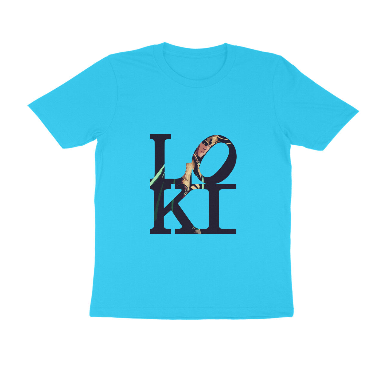 Loki logo - MSCHF - Round Neck Half Sleeve T-Shirt