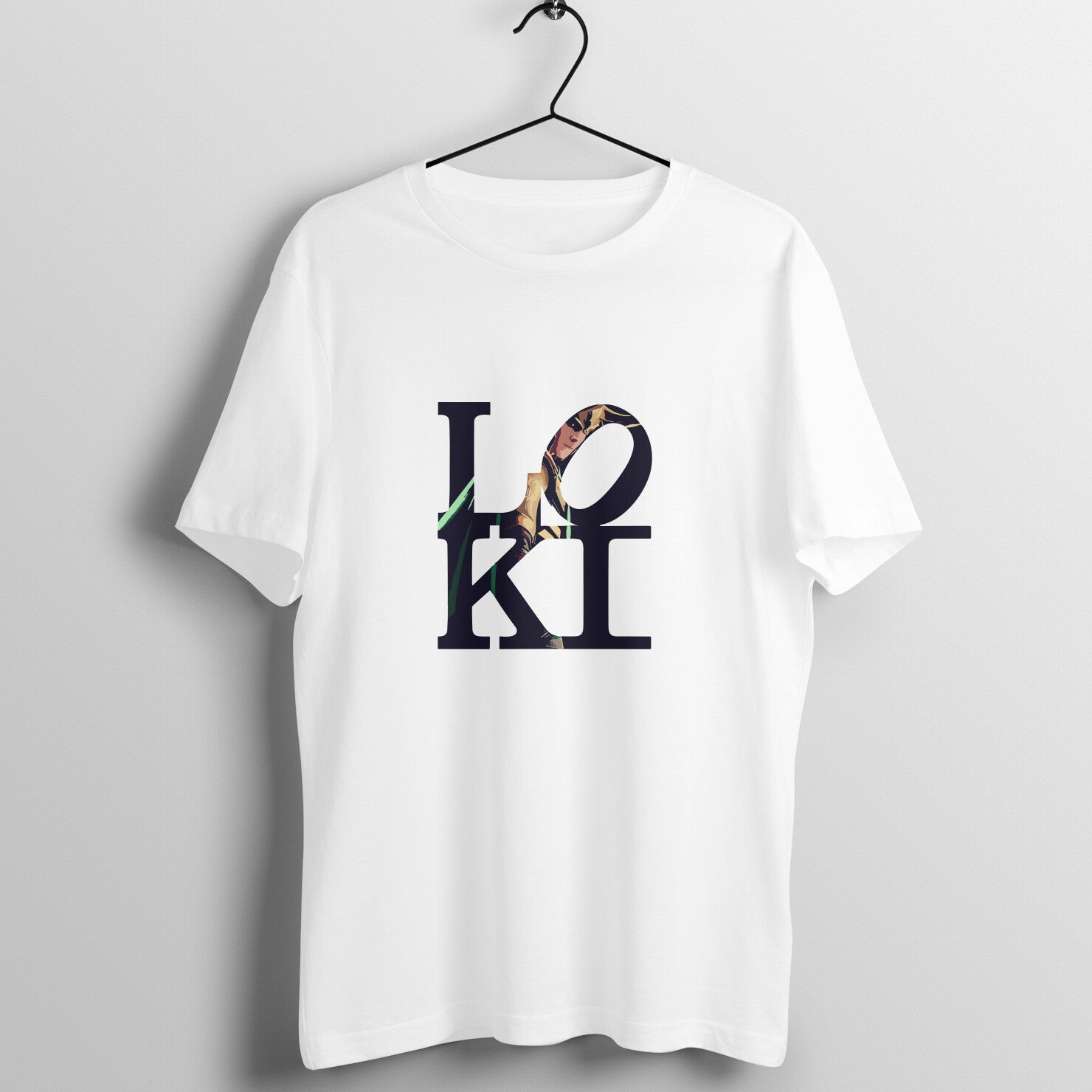 Loki logo - MSCHF - Round Neck Half Sleeve T-Shirt