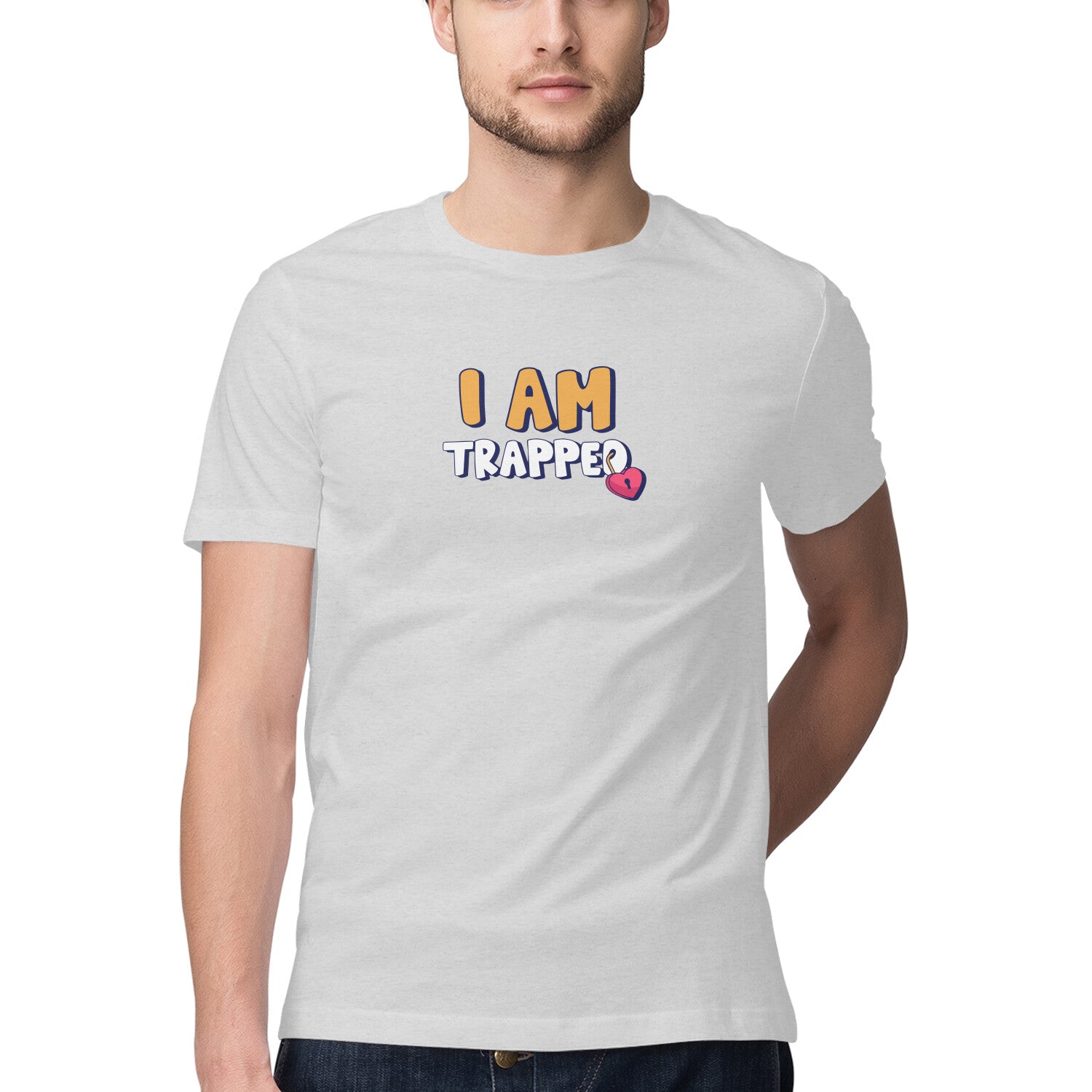 I am Trapped - Couple T-Shirt - For Him