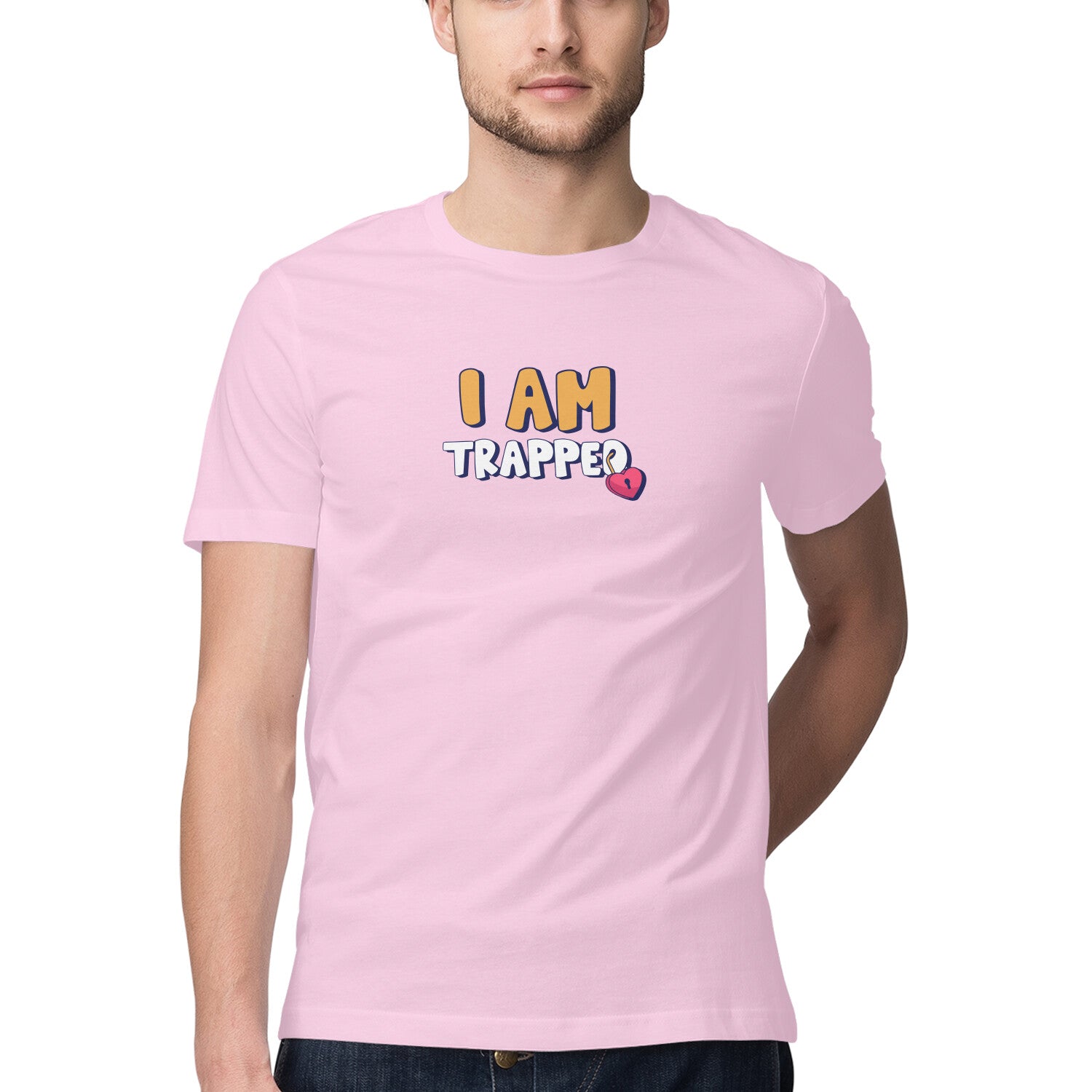 I am Trapped - Couple T-Shirt - For Him