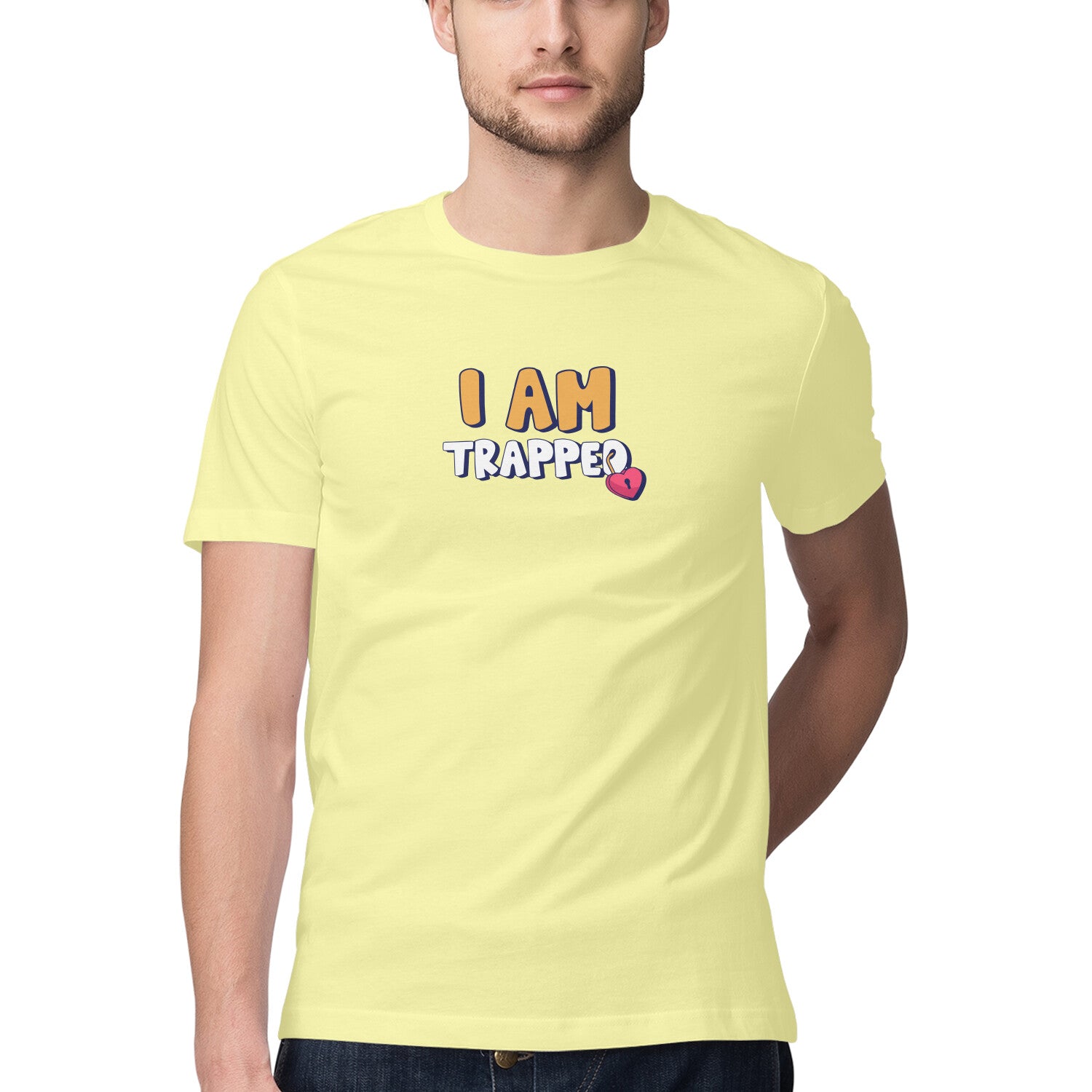 I am Trapped - Couple T-Shirt - For Him