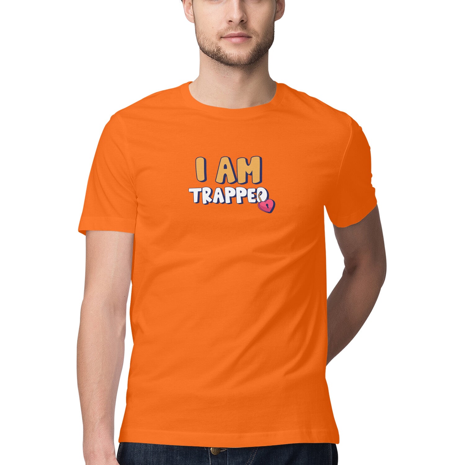 I am Trapped - Couple T-Shirt - For Him