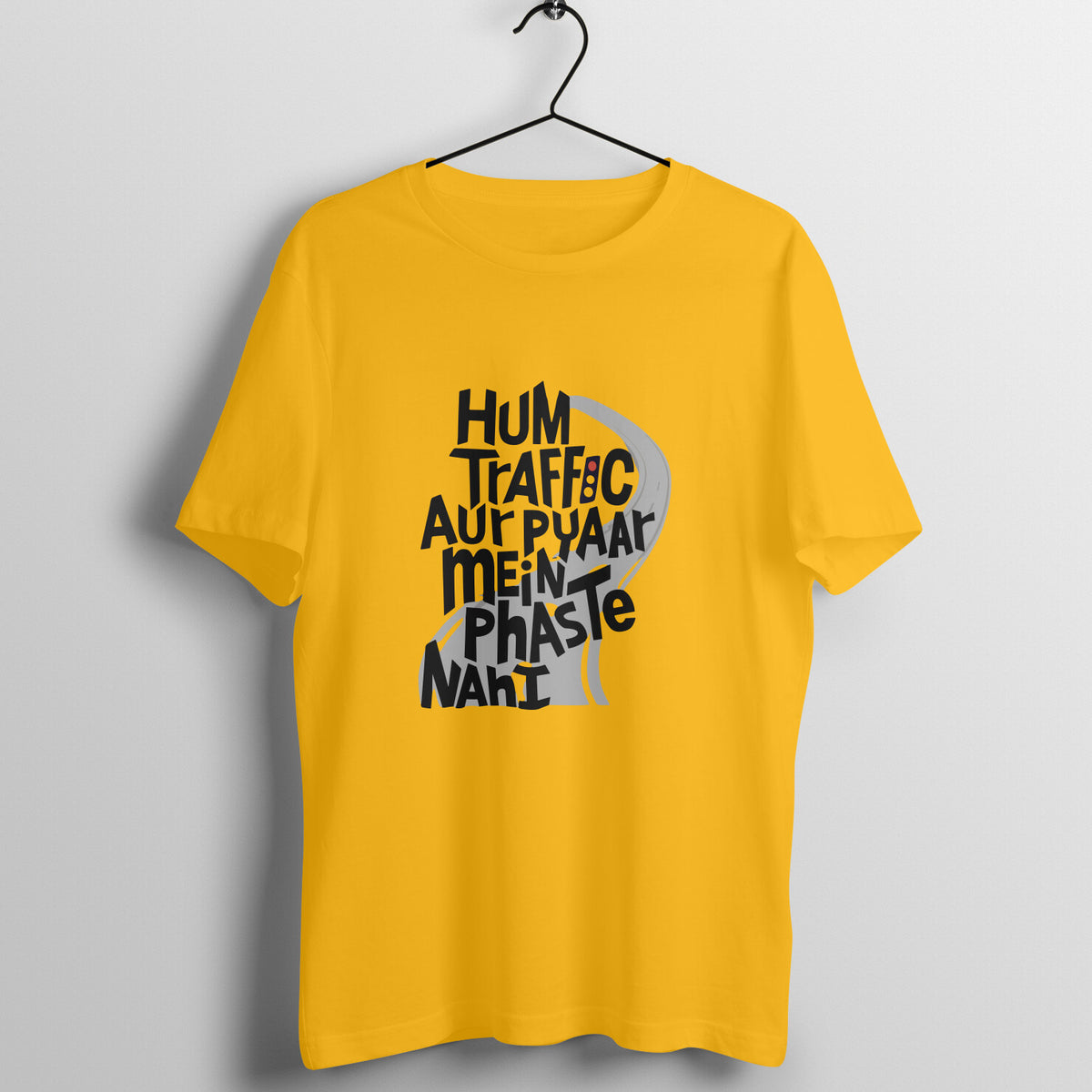 Traffic wala Pyaar - Round Neck T-Shirt SARGASM