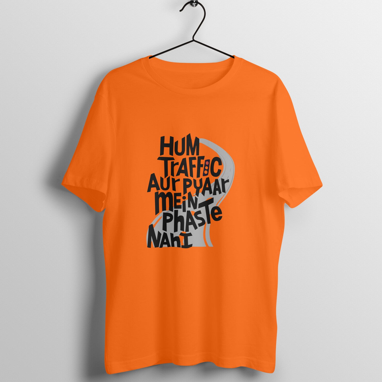 Traffic wala Pyaar - Round Neck T-Shirt SARGASM