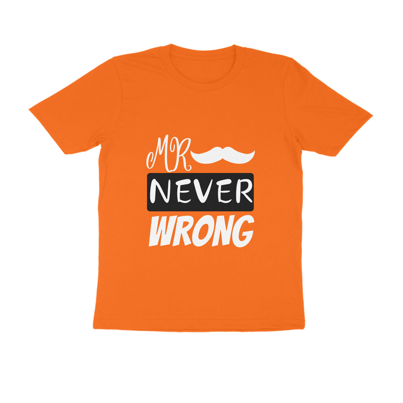 Mr. Never Wrong - Couple T-Shirt for Him