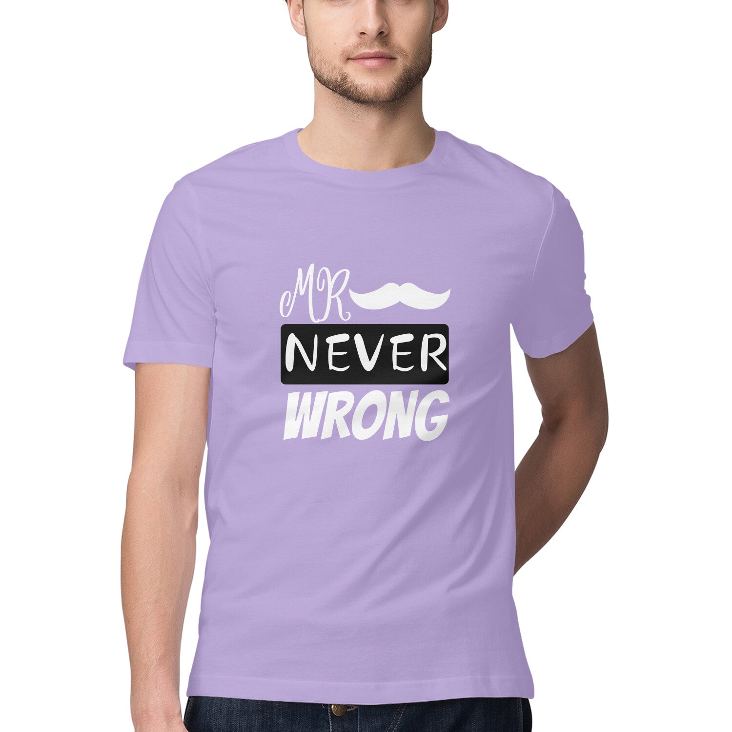 Mr. Never Wrong - Couple T-Shirt for Him